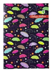 Çınar College Pattern,  A4 PP Kapak Defter,, Kareli, 60 Yaprak