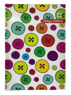 Çınar College Pattern,  A4 PP Kapak Defter,, Kareli, 60 Yaprak - 3