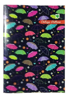 Çınar College Pattern,  A4 PP Kapak Defter,, Kareli, 80 Yaprak - 1