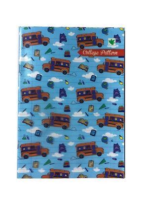 Çınar College Pattern, A5 PP Kapak Defter,, Çizgili, 40 Yaprak - 8
