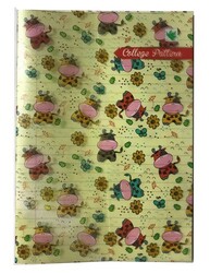 Çınar College Pattern, A5 PP Kapak Defter,, Çizgili, 40 Yaprak M:1
