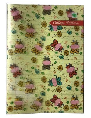 Çınar College Pattern, A5 PP Kapak Defter,, Çizgili, 40 Yaprak - 1