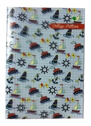 Çınar College Pattern, A5 PP Kapak Defter,, Kareli, 40 Yaprak M:1