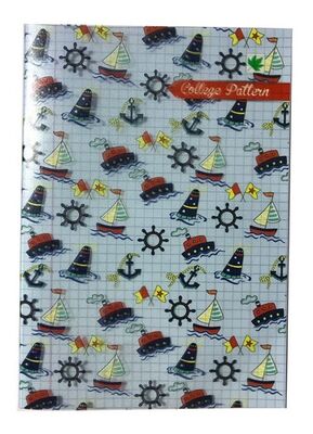 Çınar College Pattern, A5 PP Kapak Defter,, Kareli, 40 Yaprak - 1