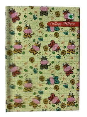 Çınar College Pattern, A5 PP Kapak Defter,, Kareli, 40 Yaprak - 4