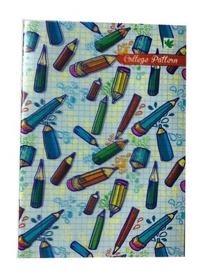 Çınar College Pattern, A5 PP Kapak Defter,, Kareli, 40 Yaprak - 8