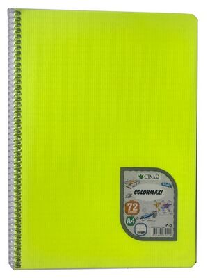 Çınar Colormaxi, A4 PP Kapak Spiralli Defter, Çizgili, 72 Yaprak - 2