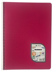 Çınar Colormaxi, A4 PP Kapak Spiralli Defter, Çizgili, 72 Yaprak - 6