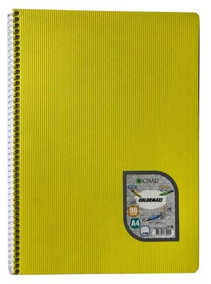 Çınar Colormaxi, A4 PP Kapak Spiralli Defter, Çizgili, 96 Yaprak - 2
