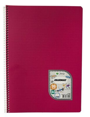 Çınar Colormaxi, A4 PP Kapak Spiralli Defter, Çizgili, 96 Yaprak - 8