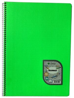 Çınar Colormaxi, A4 PP Kapak Spiralli Defter, Çizgili, 96 Yaprak - 11