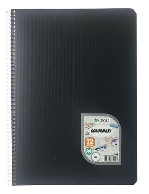 Çınar Colormaxi, A4 PP Kapak Spiralli Defter, Düz, 72 Yaprak - 8