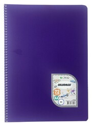 Çınar Colormaxi, A4 PP Kapak Spiralli Defter, Düz, 72 Yaprak Mor