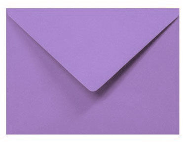Davetiye Kart Zarfı 110 gr 13X18 cm , Eskitme  Lila - 1