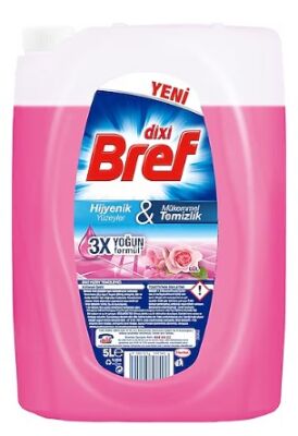 Dixi Sıvı Yüzey Temizleyici, Yaban Gülü, 5 lt - 1