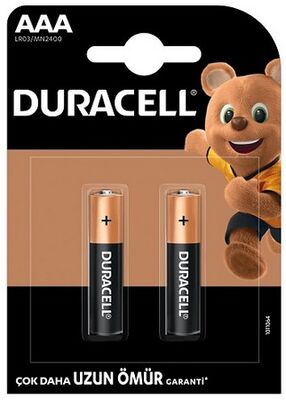 Duracell İnce Kalem Pil AAA, 2'li Paket - 1