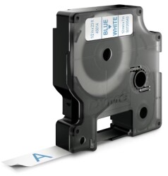 Dymo D1 Yedek Şerit (12 mm x 7 m) Beyaz/ Mavi (45014)
