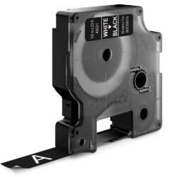 Dymo D1 Yedek Şerit (12 mm x 7 m) Siyah/ Beyaz (45021)