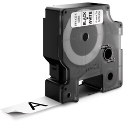 Dymo D1 Yedek Şerit (19 mm x 7 m) Beyaz/ Siyah (45803)