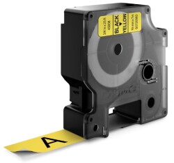 Dymo D1 Yedek Şerit (19 mm x 7 m) Sarı/ Siyah ( 45808)