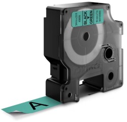 Dymo D1 Yedek Şerit (19 mm x 7 m) Yeşil/Siyah (45809)