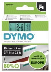 Dymo D1 Yedek Şerit (19 mm x 7 m) Yeşil/Siyah (45809) - 2
