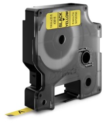 Dymo D1 Yedek Şerit (6 mm x 7 m) Sarı/ Siyah (43618) - 1