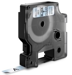 Dymo D1 Yedek Şerit (9 mm x 7 m) Şeffaf/ Siyah (40910)
