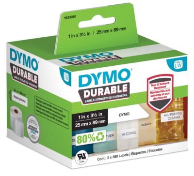 Dymo Kalıcı LW Etiket (25 mm x 89 mm) 700 Etiket - 1