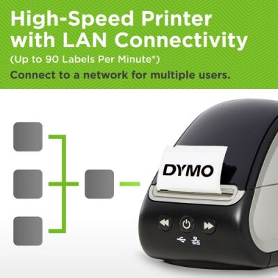 Dymo LabelWriter 550, Turbo PC Bağlantılı Etiket Yazıcı  - 3