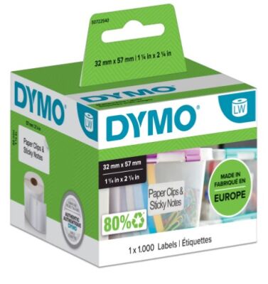 Dymo LW Çok Amaçlı Etiket,1000 Etiket (57x 32 mm) (11354) - 1