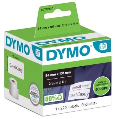 Dymo LW Sevkiyat Etiketi, 220 Etiket (101x 54 mm)  (99014) - 1