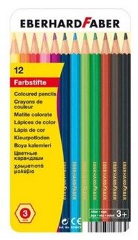 Eberhard Metal Kutu Kuru Boya Seti, 12 Renk - 1