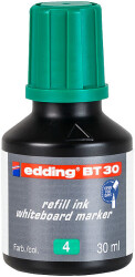Edding BT-30 Beyaz Yazı Tahta Kalem Mürekkebi, 30 ml, Yeşil