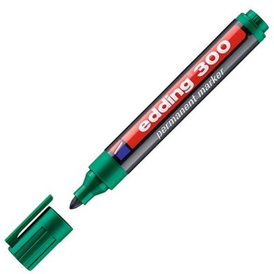 Edding E-300 Permanenet Markör, 1.5-3 mm, Yeşil - 1