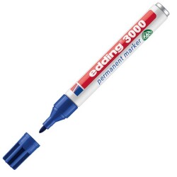 Edding E-3000 Permanenet Markör, 1.5-3 mm, Mavi