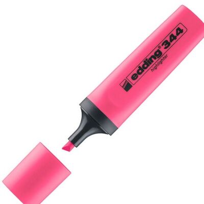 Edding E-344 Fosforlu Kalem, 2-5mm, Pembe - 1