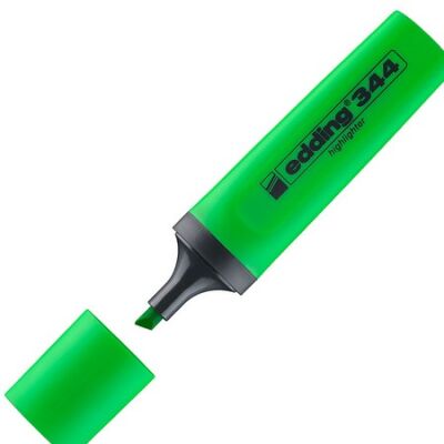 Edding E-344 Fosforlu Kalem, 2-5mm, Yeşil - 1