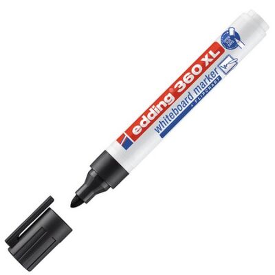 Edding E-360XL Beyaz Tahta Kalemi, 1.5-3 mm, Siyah - 1