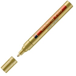 Edding E-750 Tam Örtücü Paint Markör,  2-4 mm, Altın