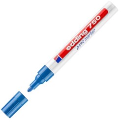 Edding E-750 Tam Örtücü Paint Markör,  2-4 mm, Mavi