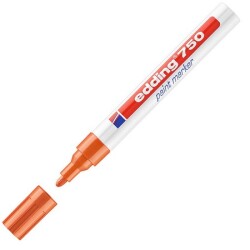Edding E-750 Tam Örtücü Paint Markör,  2-4 mm, Turuncu