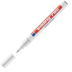 Edding E-780 Tam Örtücü Paint Markör,  0.8 mm, Beyaz