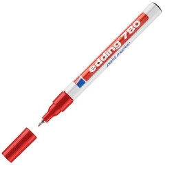 Edding E-780 Tam Örtücü Paint Markör,  0.8 mm, Kırmızı