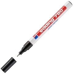 Edding E-780 Tam Örtücü Paint Markör,  0.8 mm, Siyah