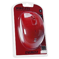 Everest Kablosuz Mouse SMW-666 Kırmızı - 6