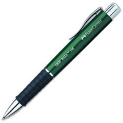Faber-Castell 1456 Grip Ball Tükenmez Kalem, 0.8 mm, Yeşil