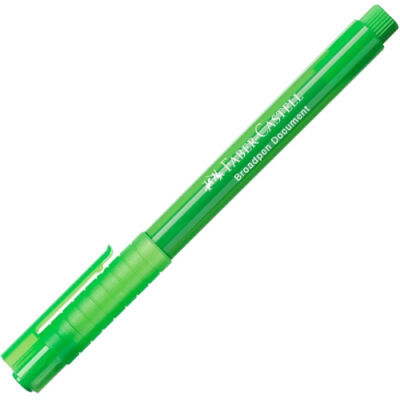 Faber-Castell 1554 Broadpen Keçe Uç Kalem, Açık Yeşil 0,8 mm - 2