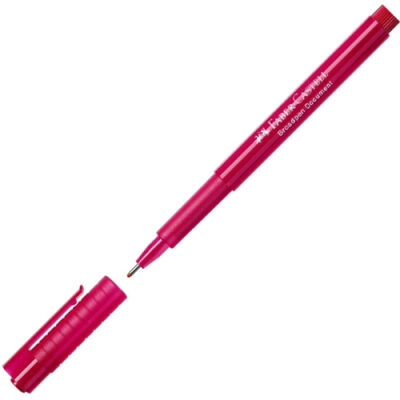 Faber-Castell 1554 Broadpen Keçe Uç Kalem, Kırmızı 0,8 mm - 3