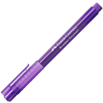 Faber-Castell 1554 Broadpen Keçe Uç Kalem, Mor 0,8 mm - 2